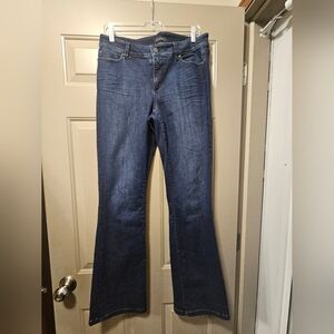 Ann Taylor Curvy ,Sz. 10, Boot cut, NWOT, Dark Wash